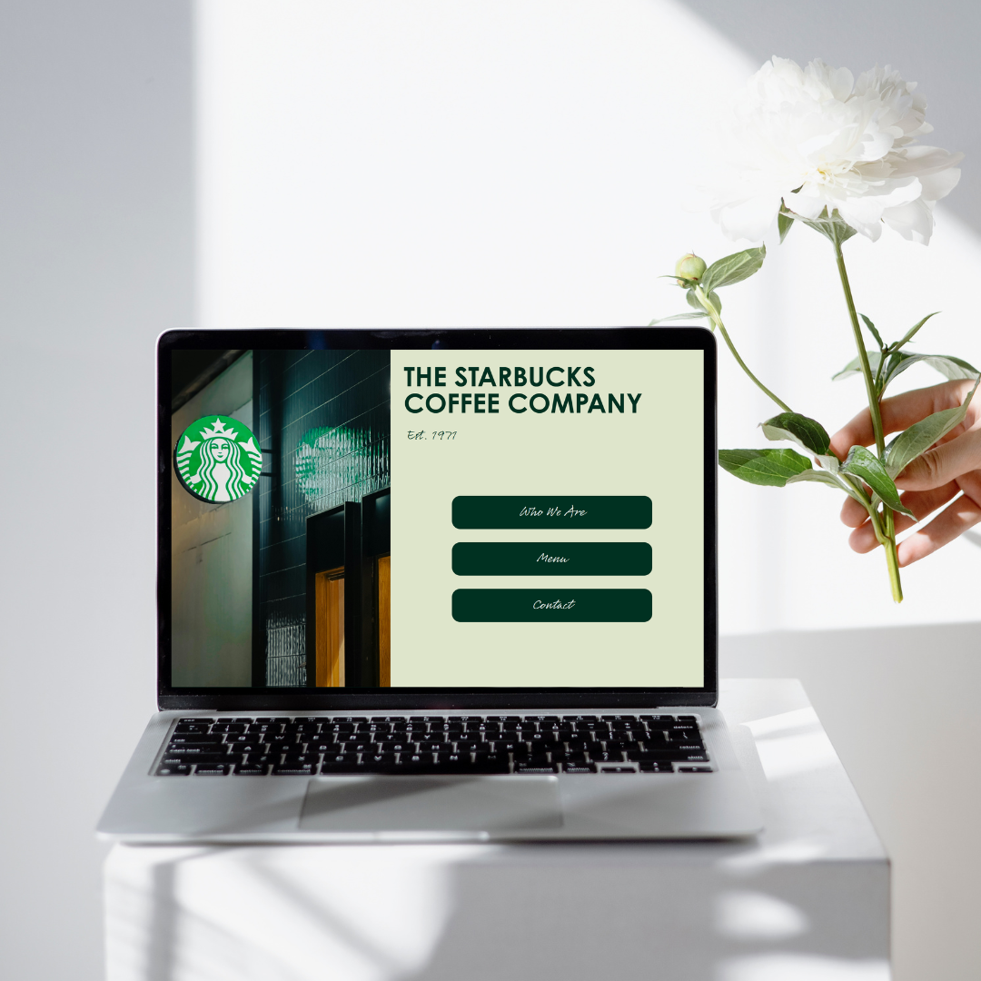 Promo website project preview