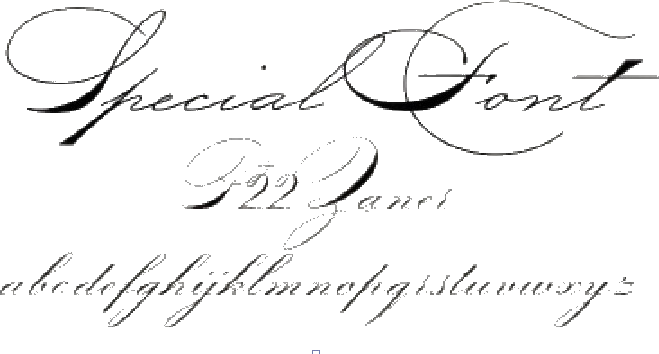 Special font P22 Daner